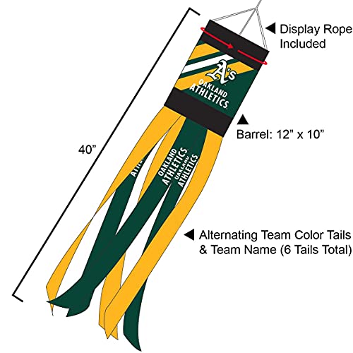 Oakland Athletics Team Windsock - 757 Sports Collectibles