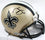 Darren Sproles Autographed New Orleans Saints Mini Helmet- Beckett W Hologram Black - 757 Sports Collectibles