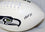 Steve Largent Autographed Seattle Seahawks Logo Football with HOF and JSA W Auth - 757 Sports Collectibles