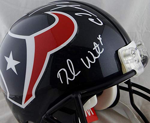 Deshaun Watson DeAndre Hopkins Autographed Houston Texans F/S Proline Helmet - JSA W Auth White - 757 Sports Collectibles