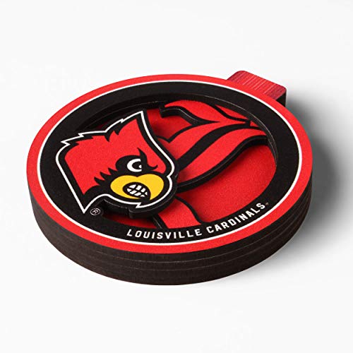 YouTheFan NCAA Louisville Cardinals 3D Logo Series Ornament - 757 Sports Collectibles