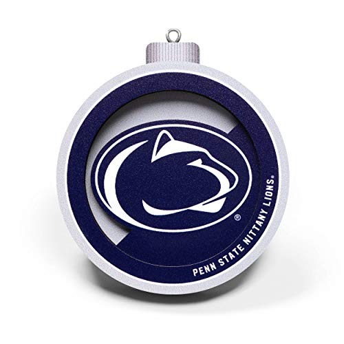YouTheFan NCAA Penn State Nittany Lions 3D Logo Series Ornament - 757 Sports Collectibles
