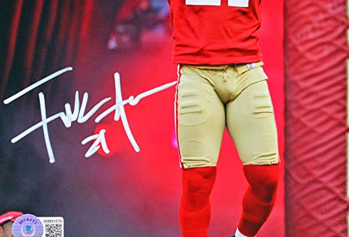 Frank Gore Signed San Francisco 49ers Intro 8x10 Photo-Beckett W Hologram Black - 757 Sports Collectibles
