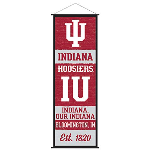 Indiana Hoosiers Banner and Scroll Sign - 757 Sports Collectibles