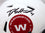 Tyler Heinicke Signed Washington Lunar Speed Mini Helmet-Beckett W Hologram Black - 757 Sports Collectibles