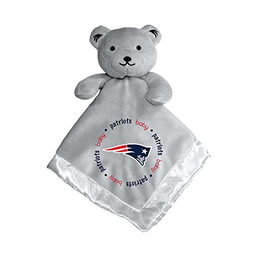 Baby Fanatic NFL New England Patriots Security Bear Blanket, One Size, Gray - 757 Sports Collectibles
