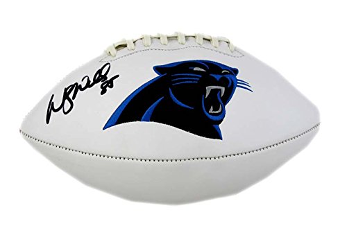 Wesley Walls Autographed/Signed Carolina Panthers Embroidered NFL Football - 757 Sports Collectibles