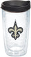 Tervis Made in USA Double Walled NFL New Orleans Saints Insulated Tumbler Cup Keeps Drinks Cold & Hot, 16oz, Primary Logo - 757 Sports Collectibles
