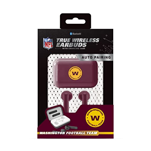 SOAR NFL True Wireless Earbuds V.4, Washington Football Team - 757 Sports Collectibles