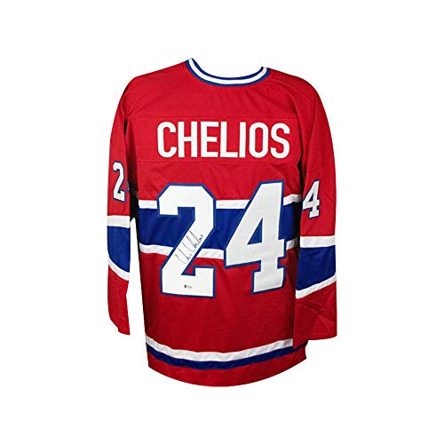 Chris Celios Autographed Montreal Canadiens Custom Hockey Jersey - BAS COA - 757 Sports Collectibles