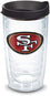 Tervis Made in USA Double Walled NFL San Francisco 49ers Insulated Tumbler Cup Keeps Drinks Cold & Hot, 16oz, Primary Logo - 757 Sports Collectibles
