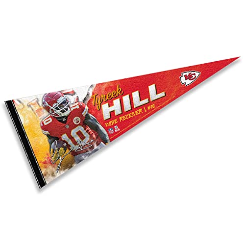 WinCraft Kansas City Chiefs Hill Pennant Banner Flag - 757 Sports Collectibles