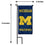 College Flags & Banners Co. Michigan Wolverines Mini Garden and Flower Pot Flag Topper - 757 Sports Collectibles