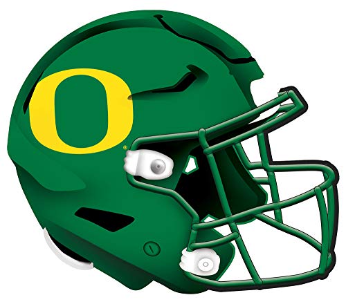 Fan Creations NCAA Oregon Ducks Unisex University of Oregon Authentic Helmet, Team Color, 12 inch - 757 Sports Collectibles