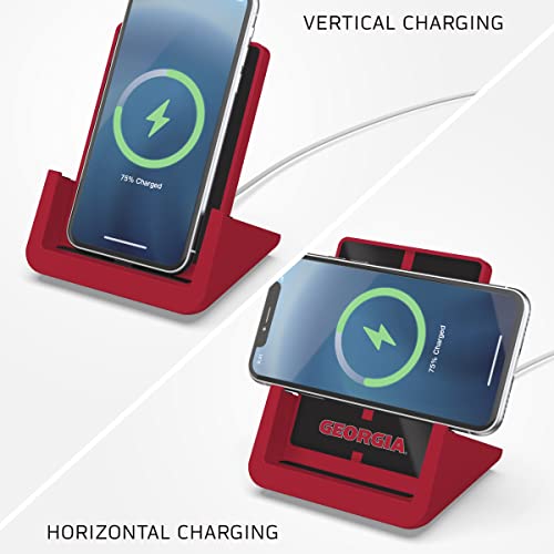 SOAR NCAA Wireless Charging Stand V.4, Georgia Bulldogs - 757 Sports Collectibles