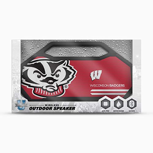 NCAA Wisconsin Badgers XL Wireless Bluetooth Speaker, Team Color - 757 Sports Collectibles