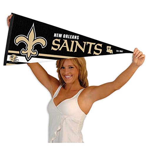 WinCraft New Orleans Saints Pennant Banner Flag - 757 Sports Collectibles