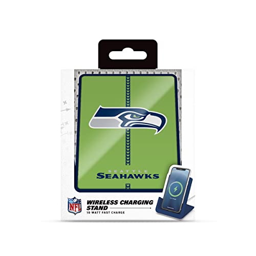 SOAR NFL Wireless Charging Stand, Seattle Seahawks - 757 Sports Collectibles