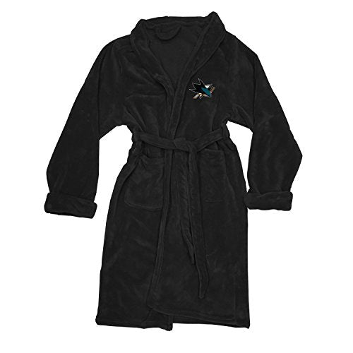 NORTHWEST NHL San Jose Sharks Silk Touch Bath Robe, Large/X-Large, Team Colors - 757 Sports Collectibles