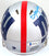 Lawrence Taylor Autographed NY Giants AMP Speed Mini Helmet- Beckett W Blue - 757 Sports Collectibles
