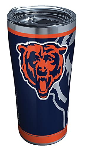 Tervis Triple Walled NFL Chicago Bears Insulated Tumbler Cup Keeps Drinks Cold & Hot, 20oz - Stainless Steel, Rush - 757 Sports Collectibles