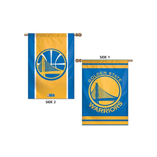 WinCraft NBA Golden State Warriors 2 Sided Vertical Flag, 28 x 40 - 757 Sports Collectibles