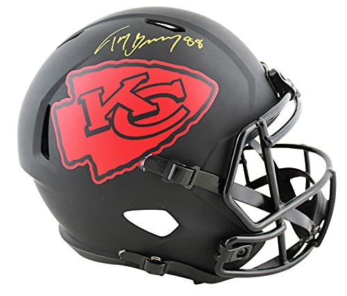 Chiefs Tony Gonzalez Signed Eclipse Full Size Speed Rep Helmet BAS Witnessed - 757 Sports Collectibles