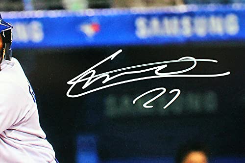 Vladimir Guerrero Jr. Signed Toronto Blue Jays 16x20 Batting Photo- JSA Auth White - 757 Sports Collectibles