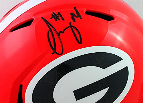 Sony Michel Autographed Georgia Bulldogs Speed F/S Helmet - Beckett W Black - 757 Sports Collectibles