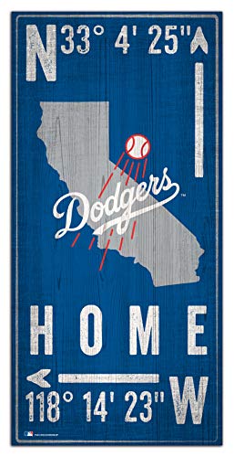 Fan Creations MLB Los Angeles Dodgers Unisex Los Angeles Dodgers Coordinate Sign, Team Color, 6 x 12 - 757 Sports Collectibles
