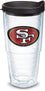 Tervis Made in USA Double Walled NFL San Francisco 49ers Insulated Tumbler Cup Keeps Drinks Cold & Hot, 24oz, Primary Logo - 757 Sports Collectibles