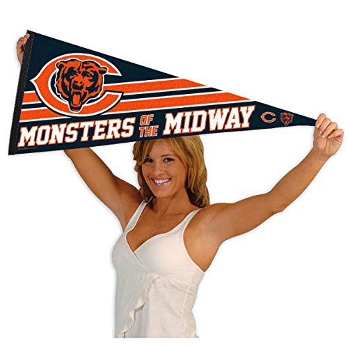 WinCraft Chicago Bears Monsters of The Midway Pennant Banner Flag - 757 Sports Collectibles