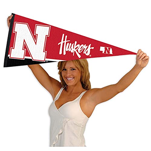 College Flags & Banners Co. Nebraska Cornhuskers New Logo 12" X 30" Pennant - 757 Sports Collectibles