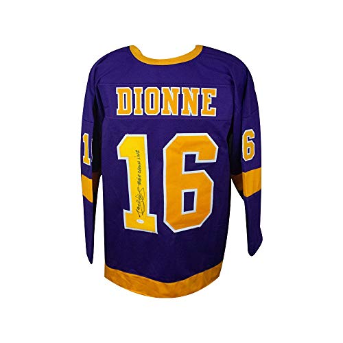 Marcel Dionne Triple Crown Line Autographed Los Angeles Kings Custom Purple Hockey Jersey - JSA COA - 757 Sports Collectibles