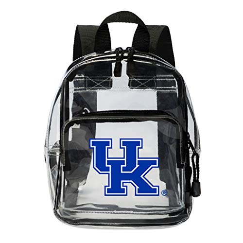 NORTHWEST NCAA Kentucky Wildcats "X-Ray" Stadium Friendly Clear Mini-Backpack, 9" x 7.5" x 3.25", X-Ray - 757 Sports Collectibles