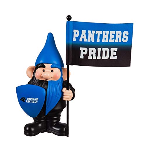 Team Sports America Carolina Panthers, Flag Holder Gnome - 757 Sports Collectibles