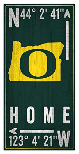 Fan Creations NCAA Oregon Ducks Unisex University of Oregon Coordinate Sign, Team Color, 6 x 12 - 757 Sports Collectibles