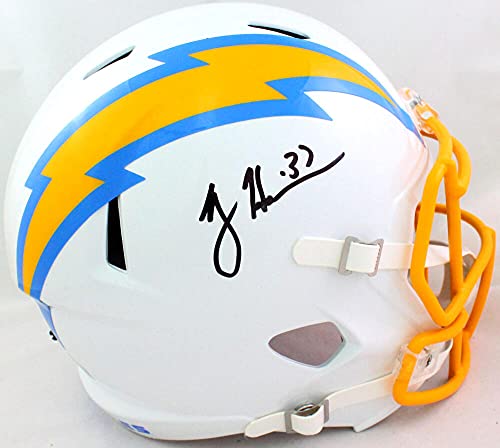 Rodney Harrison Autographed San Diego Chargers F/S Speed Helmet- Beckett WBlack - 757 Sports Collectibles