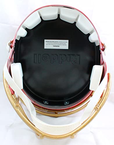 Frank Gore Signed F/S San Francisco 49ers Flash Speed Helmet-Beckett W Hologram Gold - 757 Sports Collectibles