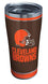Tervis Triple Walled NFL Cleveland Browns Insulated Tumbler Cup Keeps Drinks Cold & Hot, 20oz - Stainless Steel, Touchdown - 757 Sports Collectibles