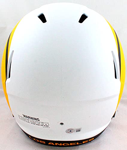 Kurt Warner Autographed St. Louis Rams Lunar Speed F/S Helmet- Beckett W Blue - 757 Sports Collectibles