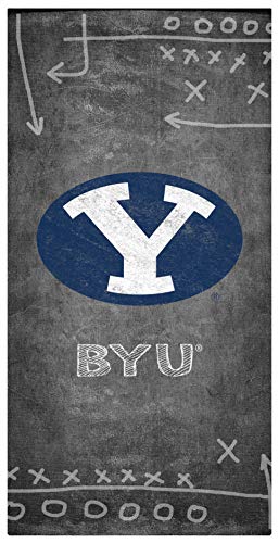 Fan Creations NCAA BYU Cougars Unisex BYU Chalk Playbook Sign, Team Color, 6 x 12 - 757 Sports Collectibles
