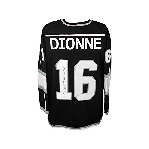 Marcel Dionne Inscriptions Autographed Los Angeles Kings Custom Hockey Jersey - JSA COA - 757 Sports Collectibles