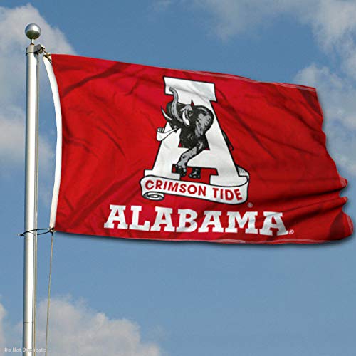 College Flags & Banners Co. Alabama Crimson Tide Vintage Double Sided Flag - 757 Sports Collectibles