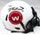 Tyler Heinicke Signed Washington Lunar Speed Mini Helmet-Beckett W Hologram Black - 757 Sports Collectibles
