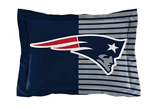 NORTHWEST NFL New England Patriots Comforter and Sham Set, King, Draft - 757 Sports Collectibles