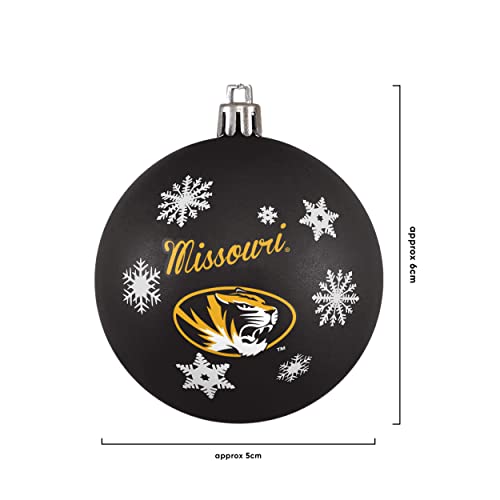FOCO Missouri Tigers NCAA 5 Pack Shatterproof Ball Ornament Set - 757 Sports Collectibles