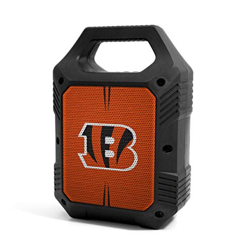 NFL Cincinnati Bengals ShockBox XL Wireless Bluetooth Speaker, Team Color - 757 Sports Collectibles
