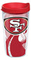 Tervis Made in USA Double Walled NFL San Francisco 49ers Insulated Tumbler Cup Keeps Drinks Cold & Hot, 16oz, Genuine - 757 Sports Collectibles