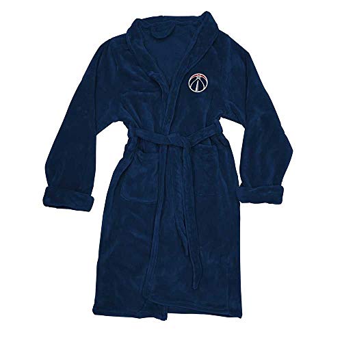 NORTHWEST NBA Washington Wizards Silk Touch Bath Robe, Large/X-Large, Team Colors - 757 Sports Collectibles